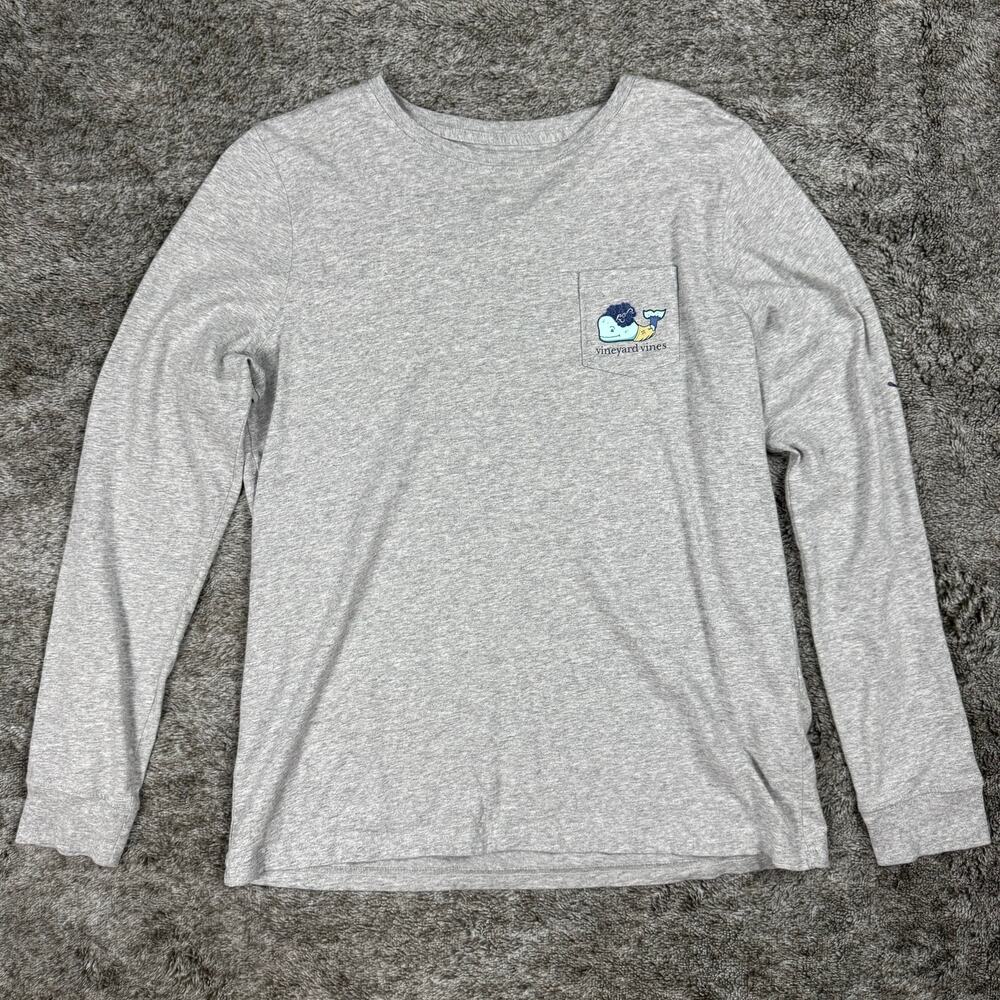 Vineyard Vines Long Sleeve Zombie Whale Shirt Medium